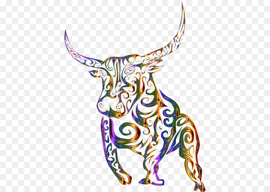 Hình xăm nghệ thuật Bull Texas Longhorn Vector đồ họa - bò vẽ png trong suốt