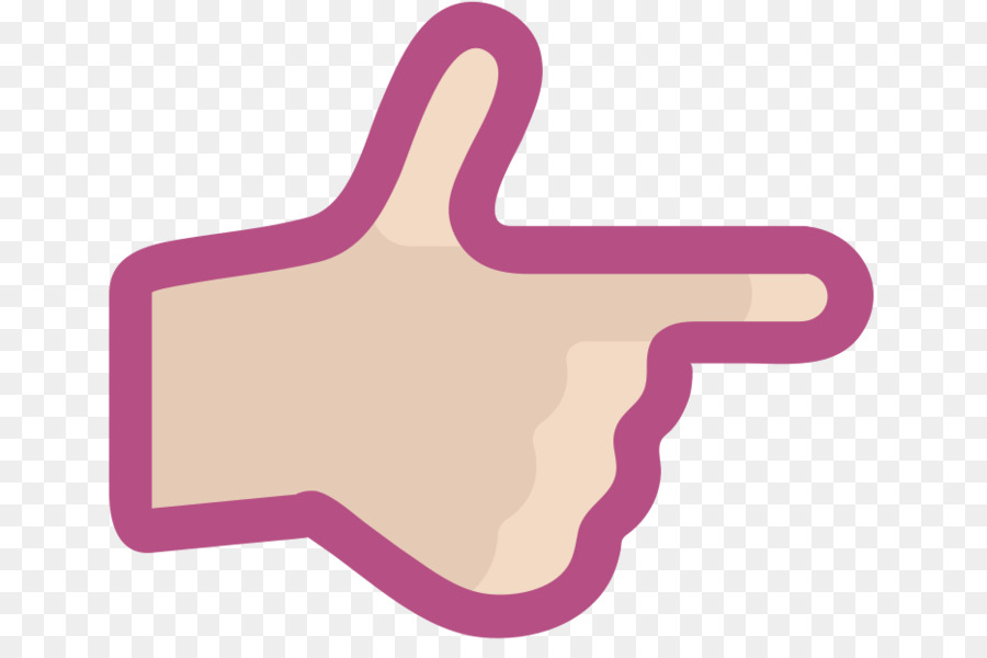 Clip art Thumb Product design Pink M - 