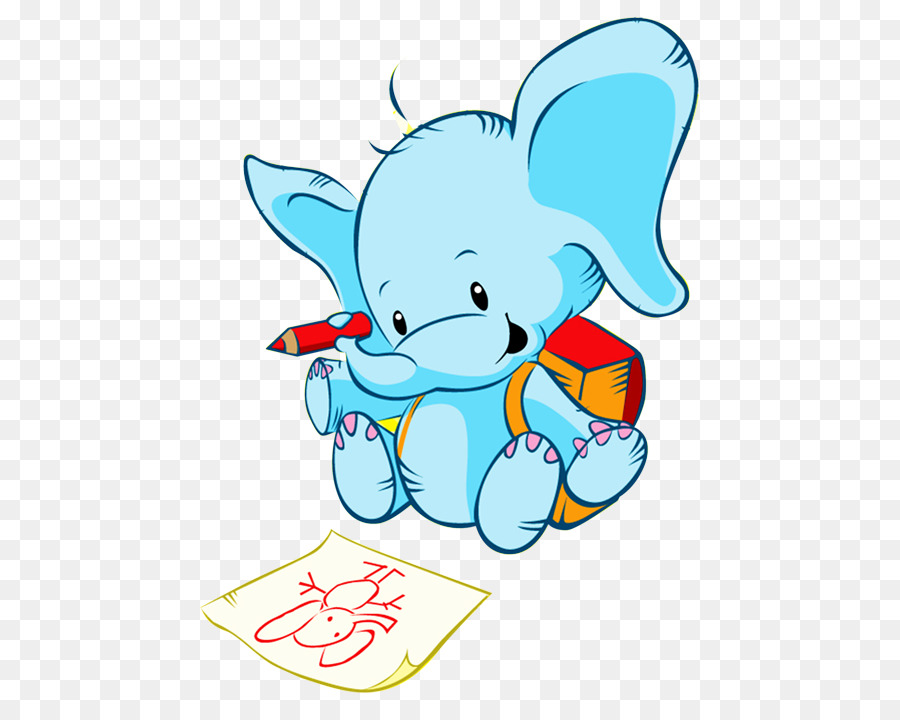 Pittura grafica vettoriale Disegno illustrazione Elefante - asilo