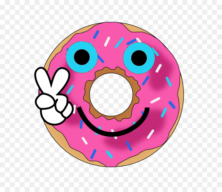 Donuts ClipArt Kaffee und Donuts Portable Network Graphics-Frühstück - niedliche Tiere isst donut