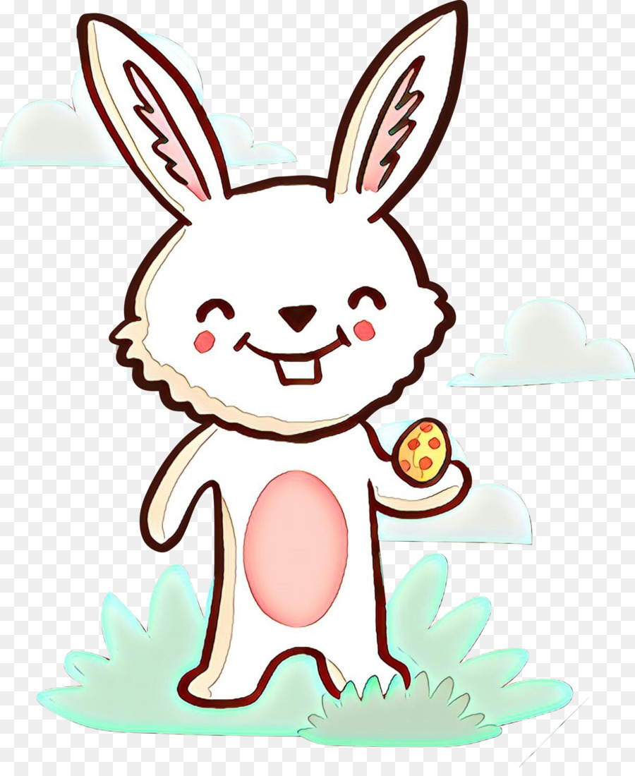Easter Bunny thỏ châu Âu đồ họa Véc tơ - 