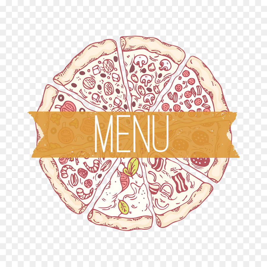 Vector graphics Royalty free Drawing Illustration - Menüs, pizza