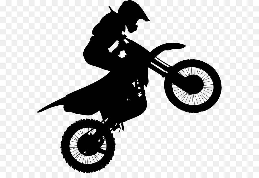 Motocross Motorrad Vektorgrafiken Clip Art Silhouette - Moto Png Vektoren