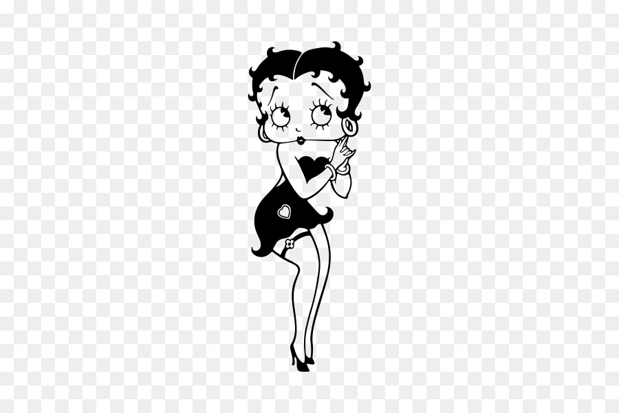 Betty Boop Cartoon Zeichnung Bildgestaltung - 