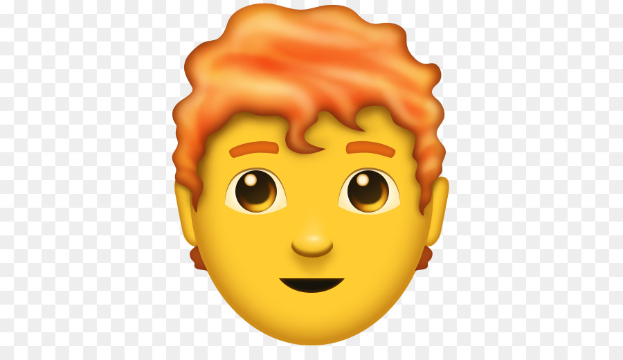 Emojipedia Rotes Haar iPhone Unicode-Konsortium - verlegenes Emoji-Png-Gesicht gerötet