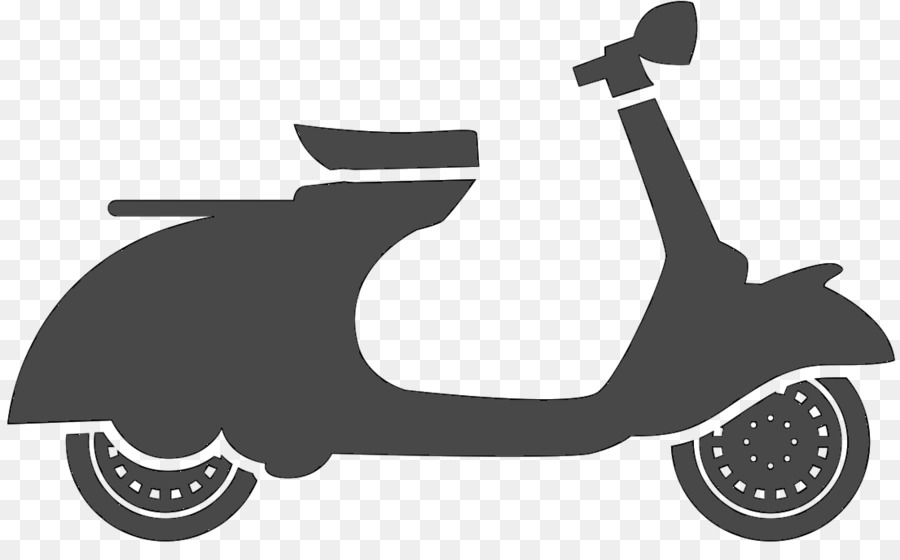 Scooter della siluetta di progettazione del motociclo del giorno di Natale - 