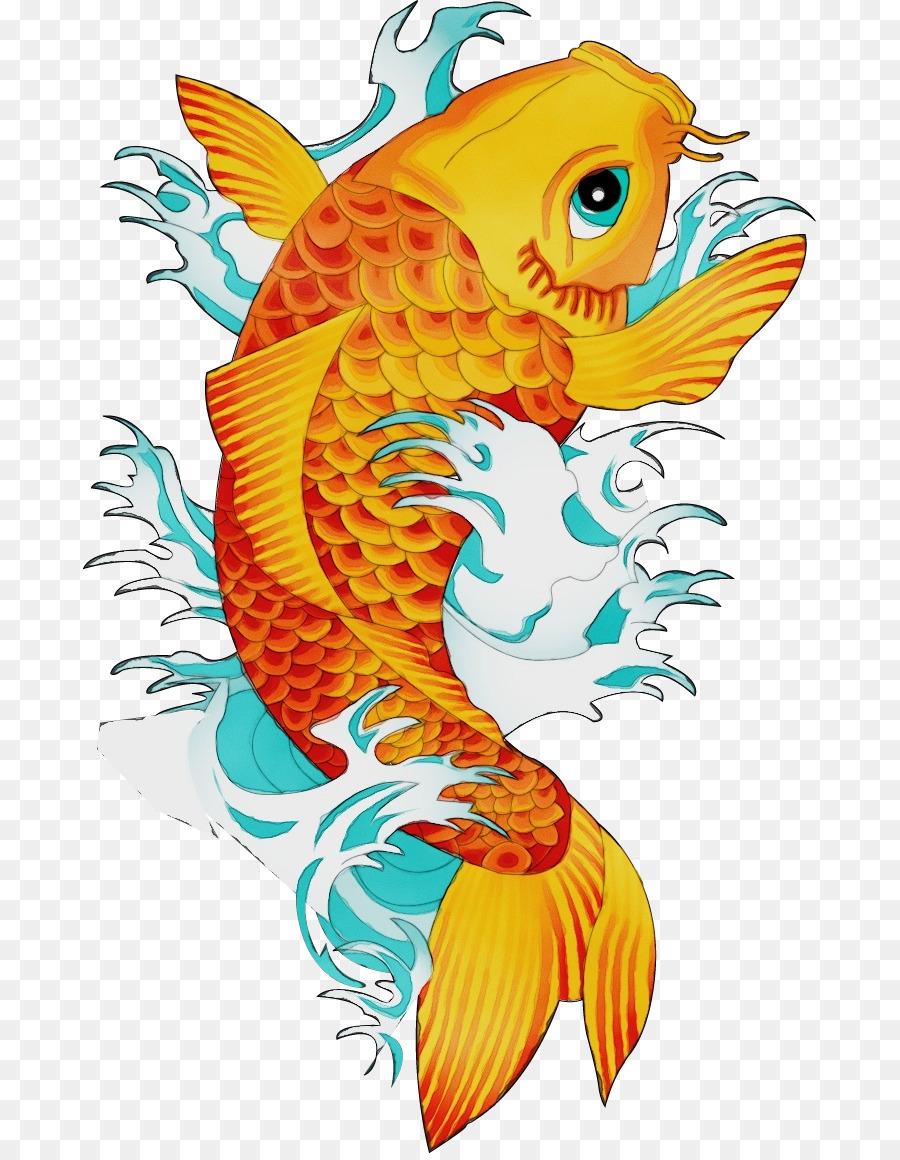 Illustrazione di arte di Clip di Pesce creatura Leggendaria - 