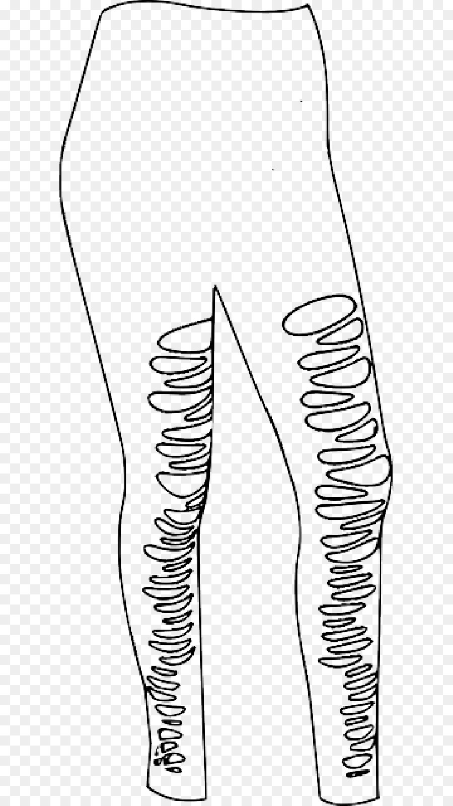 Clip art Grafica vettoriale Pantaloni Collant Abbigliamento - donne pantaloni