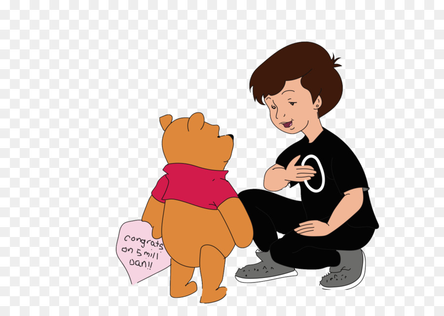 Dan e Phil Winnie-the-Pooh Illustrazione YouTuber Music - abra pad kadabra e