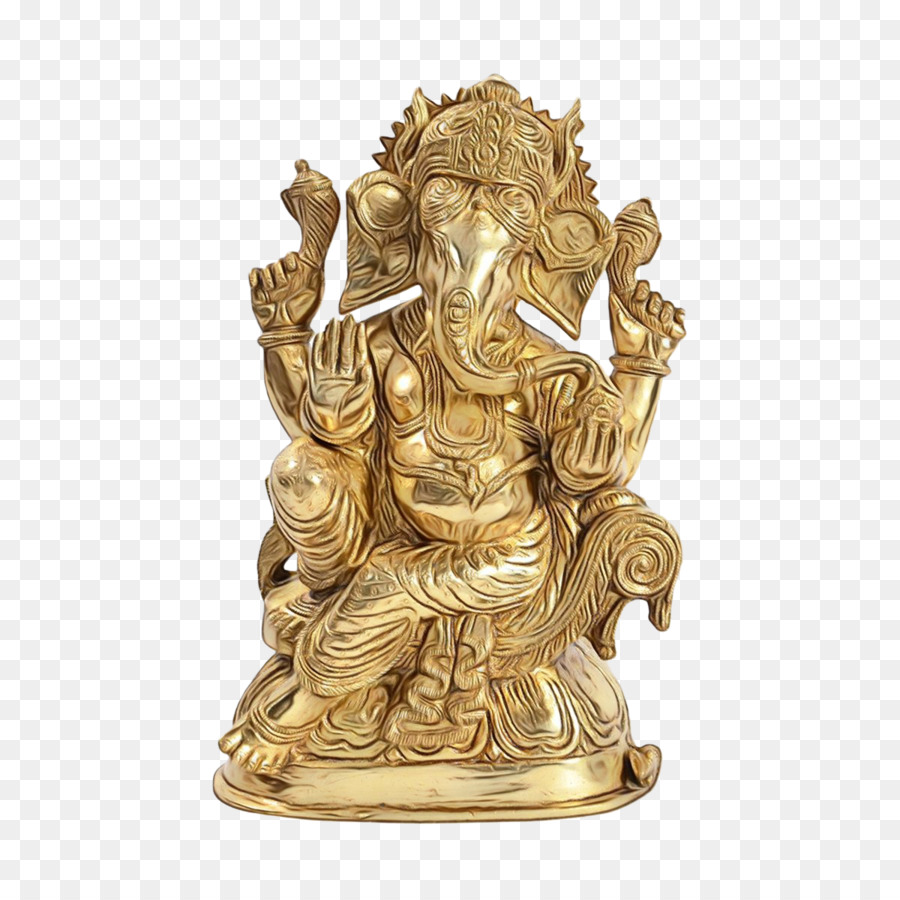 Ganesha Bronzeskulptur Statue - 