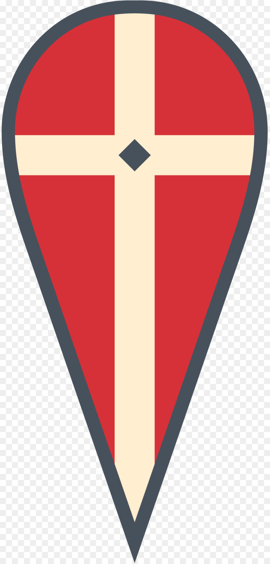 Liniensymbol Dreieck RED.M - 