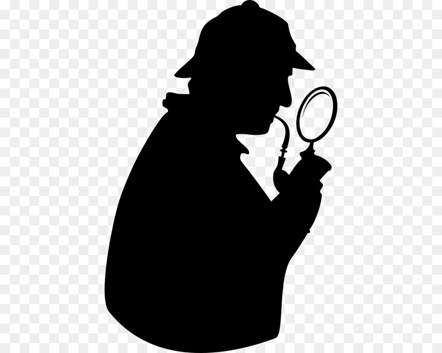 Sherlock Holmes John H. Watson Immagine detective della lente d'ingrandimento - sherlock holmes silhouette png clipart