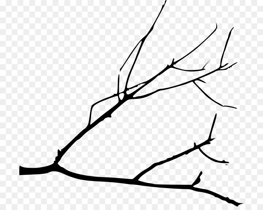 Zweigclipart, der tragbaren Netzgrafik-Baum zeichnet - 