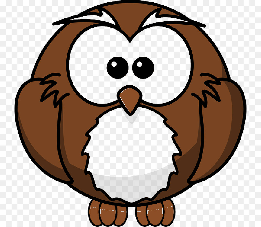 ClipArt Owl Zeichentrickfilm Tragbare Netzwerkgrafik - süße Augen