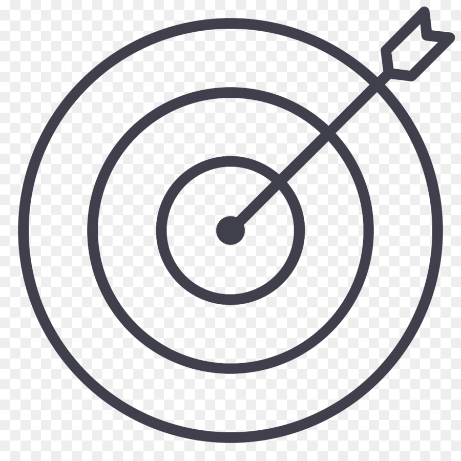 Icone del calcolatore dell'illustrazione di clipart di vettore di Bullseye - tiro con l'arco bersaglio