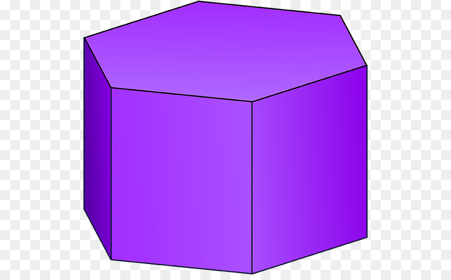 Prisma esagonale Forma geometrica netta - geometria solida a piramide esagonale png