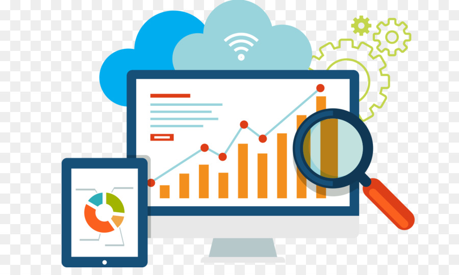 Analytics Wi-Fi Datenanalyse Business Intelligence-Technologie - Buchhaltung Grafik