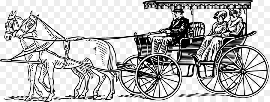Veicolo trainato da cavalli Carrozza Surrey - disegno oregon trail wagon png