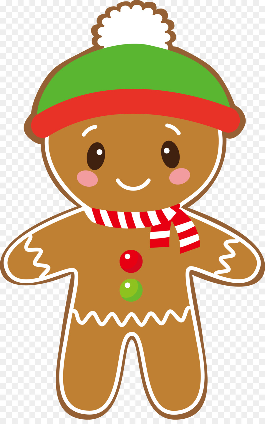 Immagine di clip art Christmas Day Gingerbread man - memo board