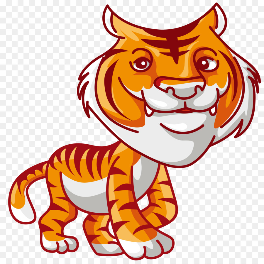Tiger Illustration Image Lion Design - 