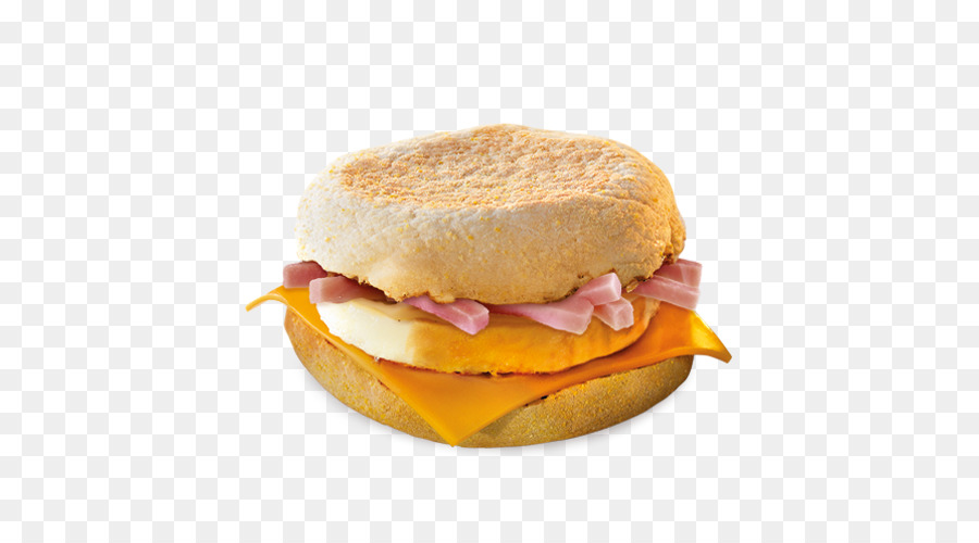 Bánh mì kẹp thịt ăn sáng McMuffin Bacon Ham - mac mac png mcdonald s