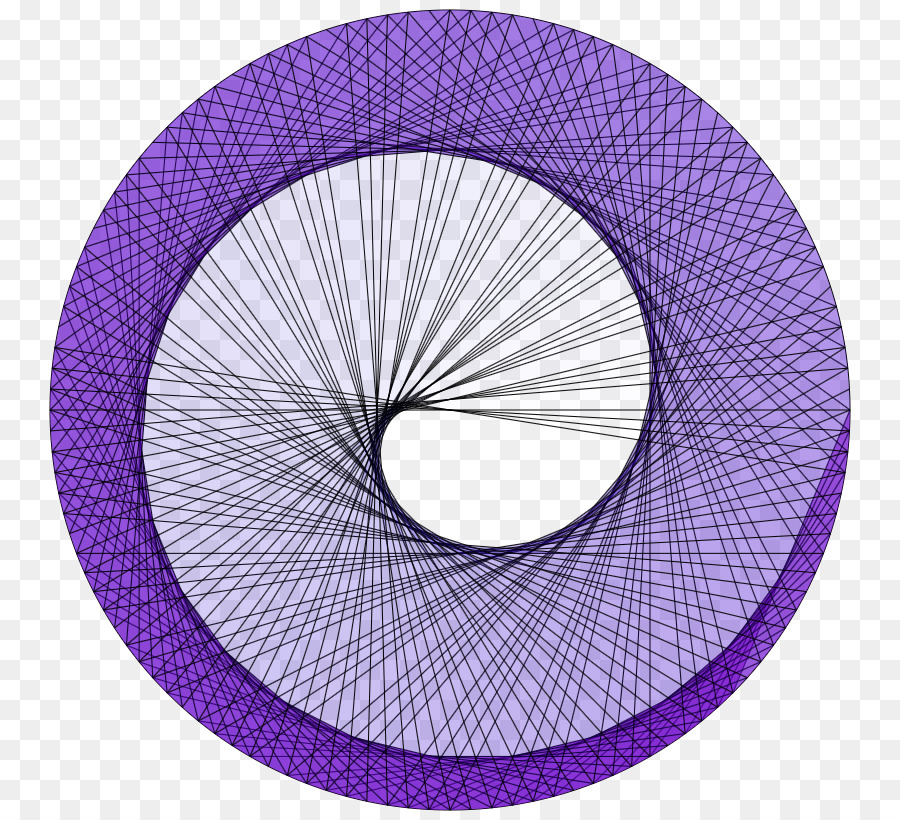 Disegno grafico di rete portatile di Circle Image Curve - curva gialla