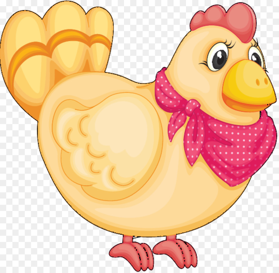 Immagine della grafica di vettore dell'illustrazione dell'anatra del pollo - 