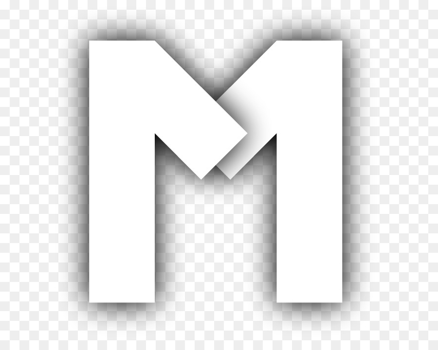Logo Angle Black & White - Số dòng M - shpe