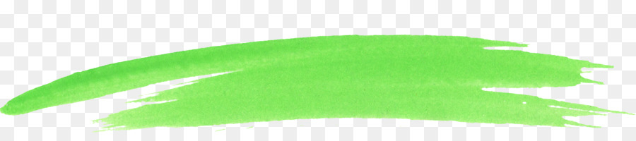 Leaf Grasses Schriftlinie - Aquarell grünen Pinsel