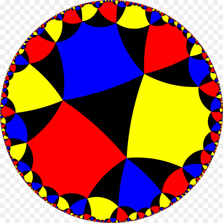 Tessellation ClipArt Hyperbolische Geometrie Portable Network Graphics Gleichmäßige Kacheln in der hyperbolischen Ebene - 