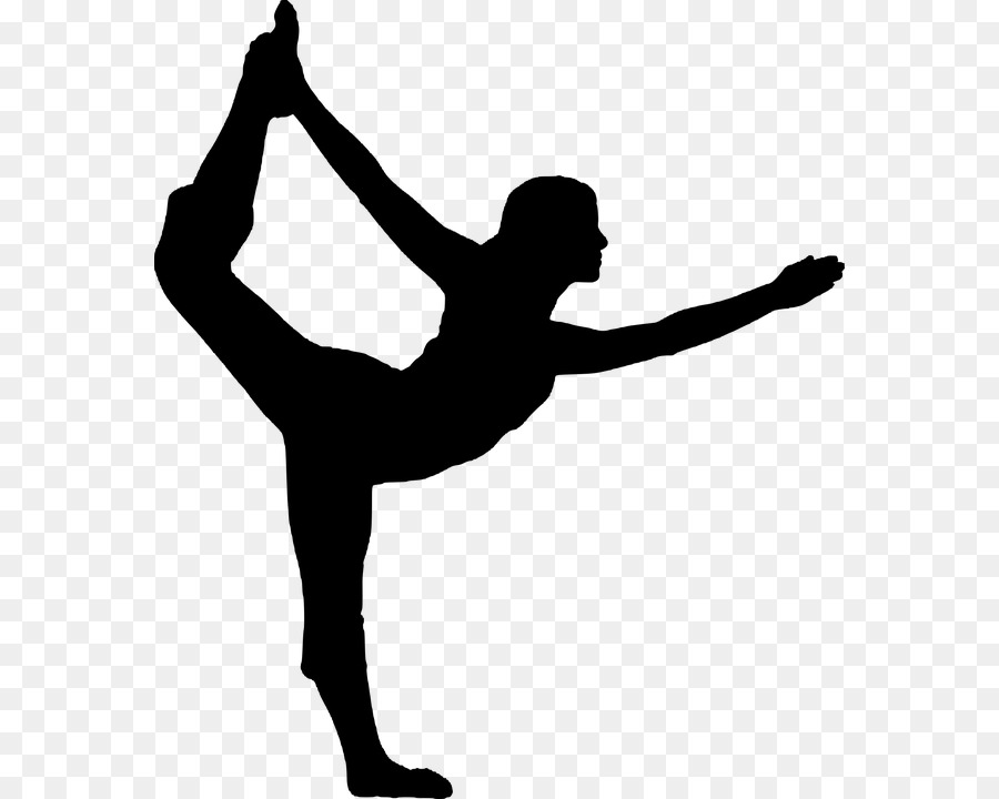 Pilates-Übungs-Schattenbild-körperliche Fitness Asana - 