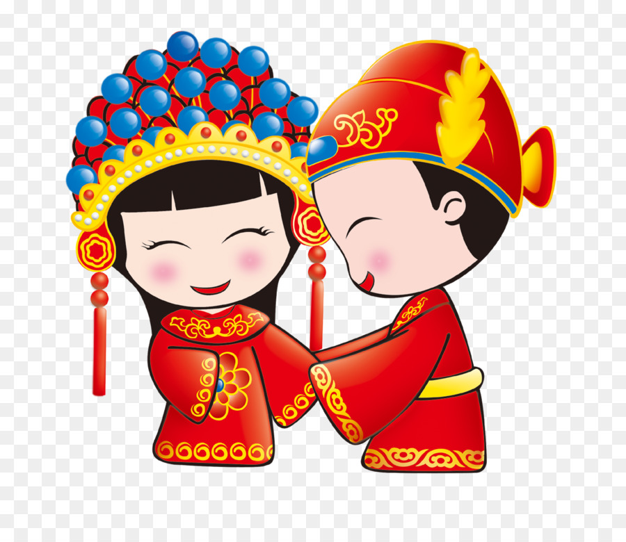 Lời mời đám cưới Cô dâu Phim hoạt hình Clip nghệ thuật Đồ họa Vector -  poster thiệp chúc mừng png Trung Quốc png tải về - Miễn phí trong suốt Phim