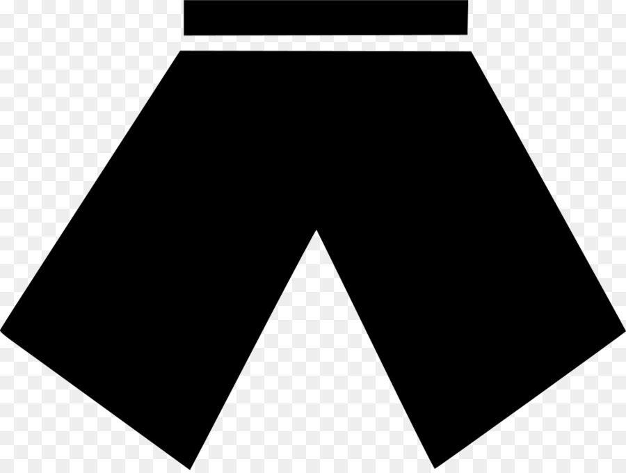 Logo Bianco e nero - M Linea di caratteri angolari - pantaloncini png da bordo modello estivo