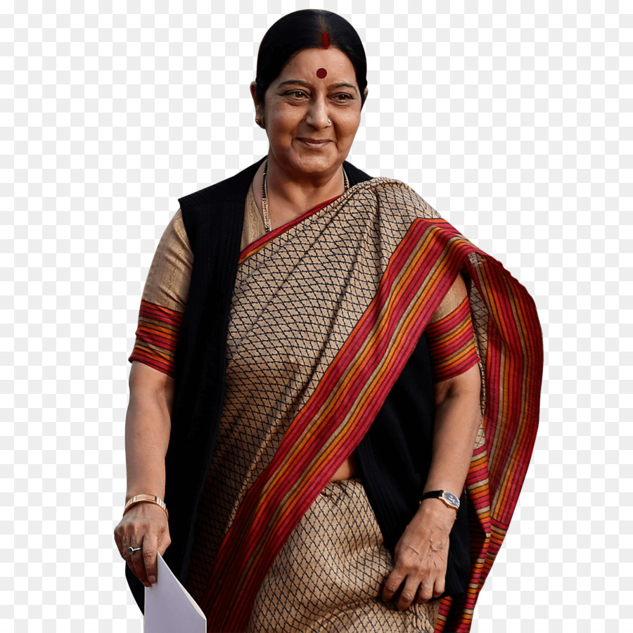 Sushma Swaraj Minister für auswärtige Angelegenheiten der Bharatiya Janata-Partei in Indien - Monsun Cartoon Png Sushma Swaraj