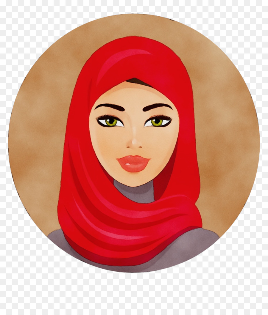 Illustrazione di Stock Grafica vettoriale Donna Hijab - 