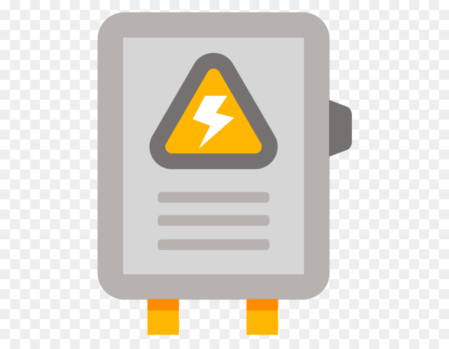 Illustrazione di icone del computer di elettricità dell'elettricità della grafica di vettore - 