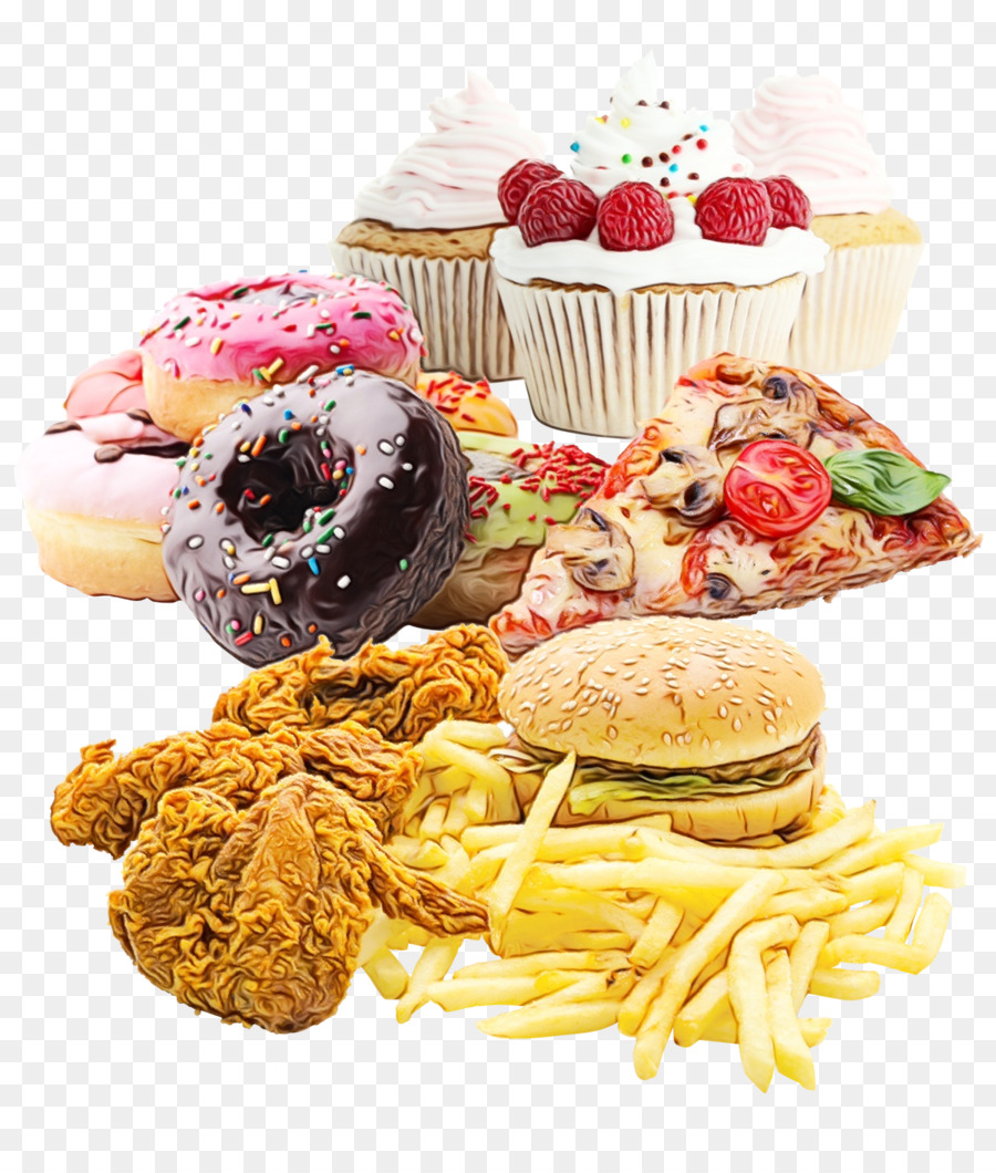Junk Food Frühstück Fast Food Gesunde Ernährung - 