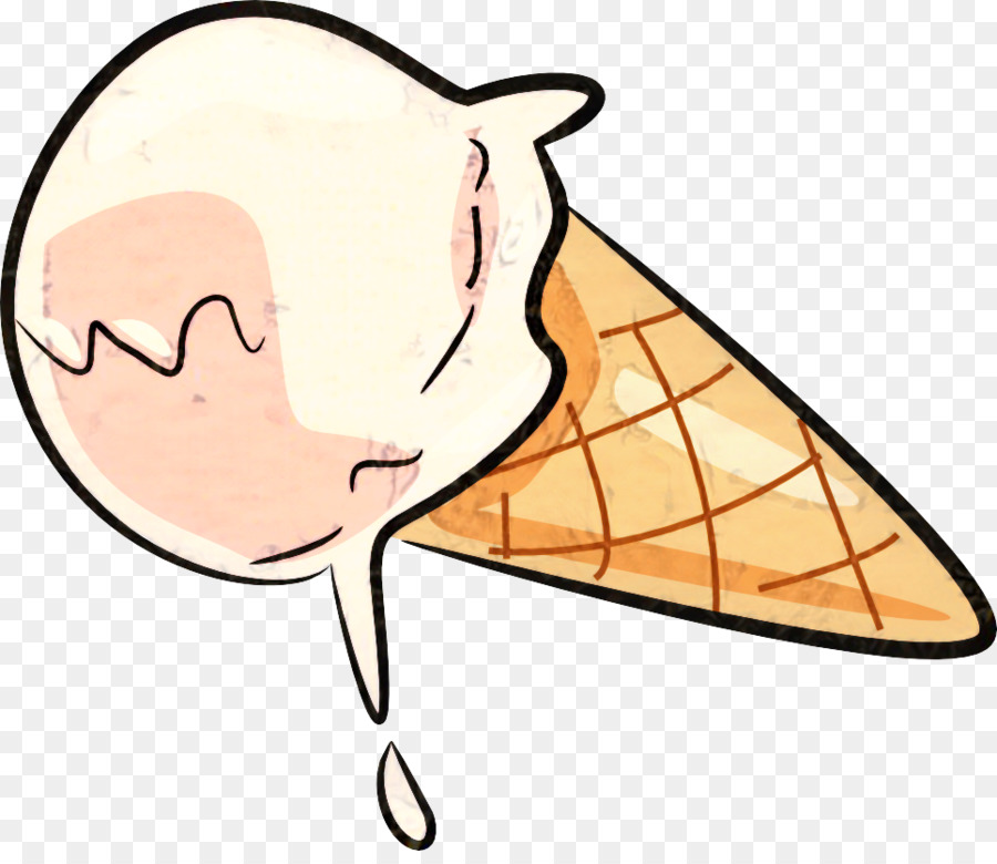 melting ice cream cone clip art