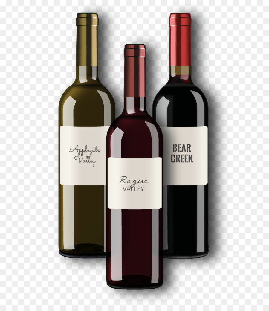 Bottiglia di vetro del vino rosso Applegate Valley - tour enogastronomici in Toscana