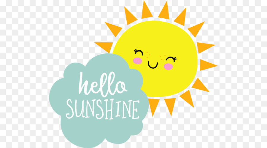 Clip nghệ thuật Xin chào Sunshine Cartoon Logo đồ họa mạng di động - nắng  hè bán png chào nắng png tải về - Miễn phí trong suốt Màu Vàng png Tải về.