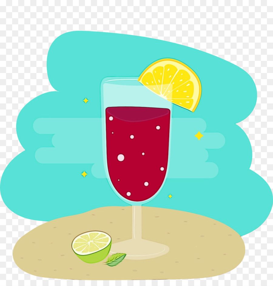 Cocktail garnieren Illustration ClipArt - 