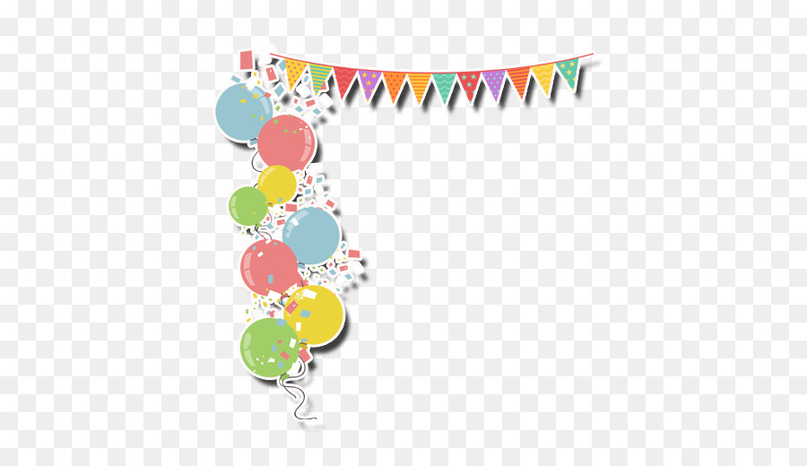 Pallone del partito di immagine grafica di rete portatile di compleanno - compleanno dell'invito compleanno png