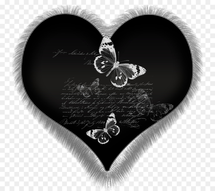 Download gratuito di San Valentino - cuore nero clipart png psd