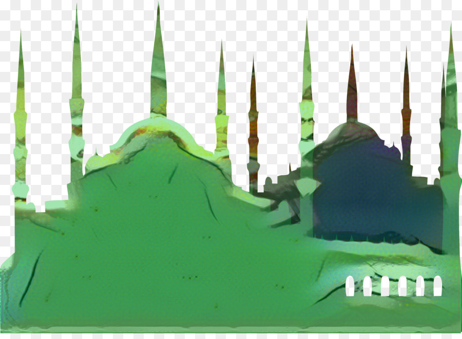 Clip nghệ thuật Nhà thờ Hồi giáo Đồ họa mạng di động Màu xanh lá cây trong Hồi giáo Hình ảnh - 