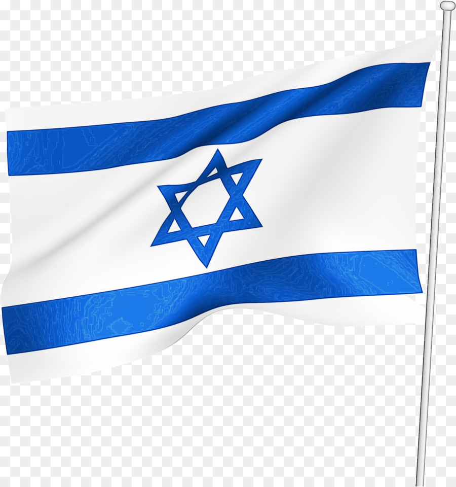 Flag of Israel Lizenzfreies Bild - 