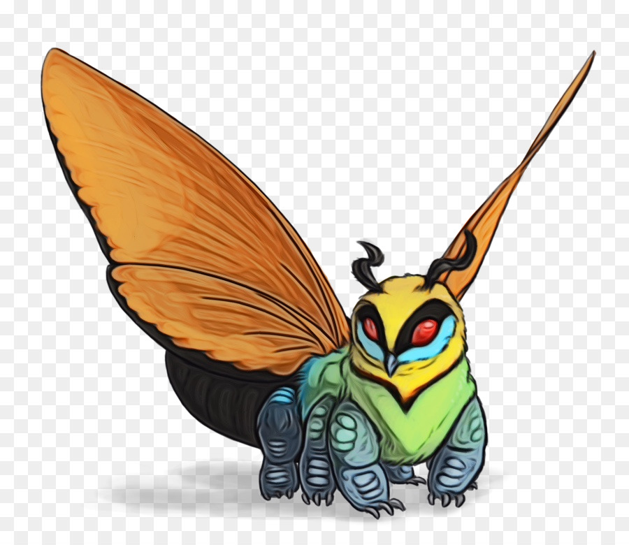Motten-Insekt M. Schmetterlings-Illustrations-Karikatur - 