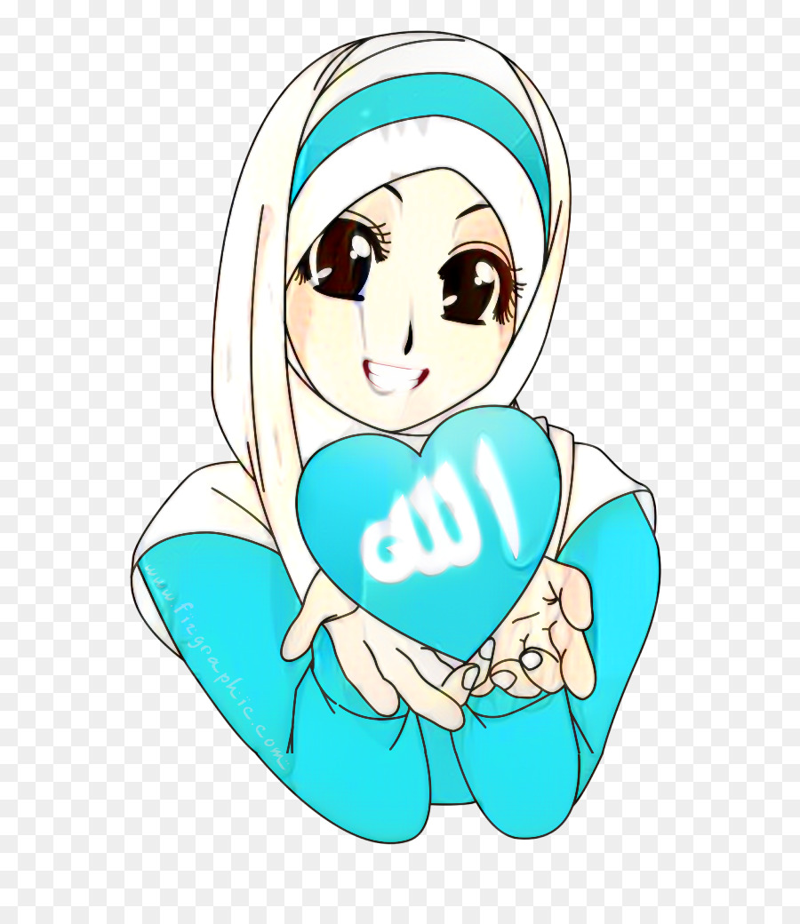 Hijab Cartoon Quran Muslim Women im Islam - 