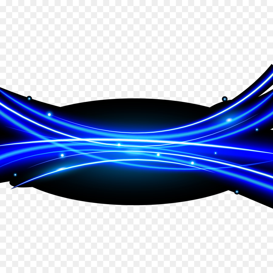Grafica vettoriale Effetti della tecnologia a luce blu Portable Network Graphics Psd - effetto png azzurro