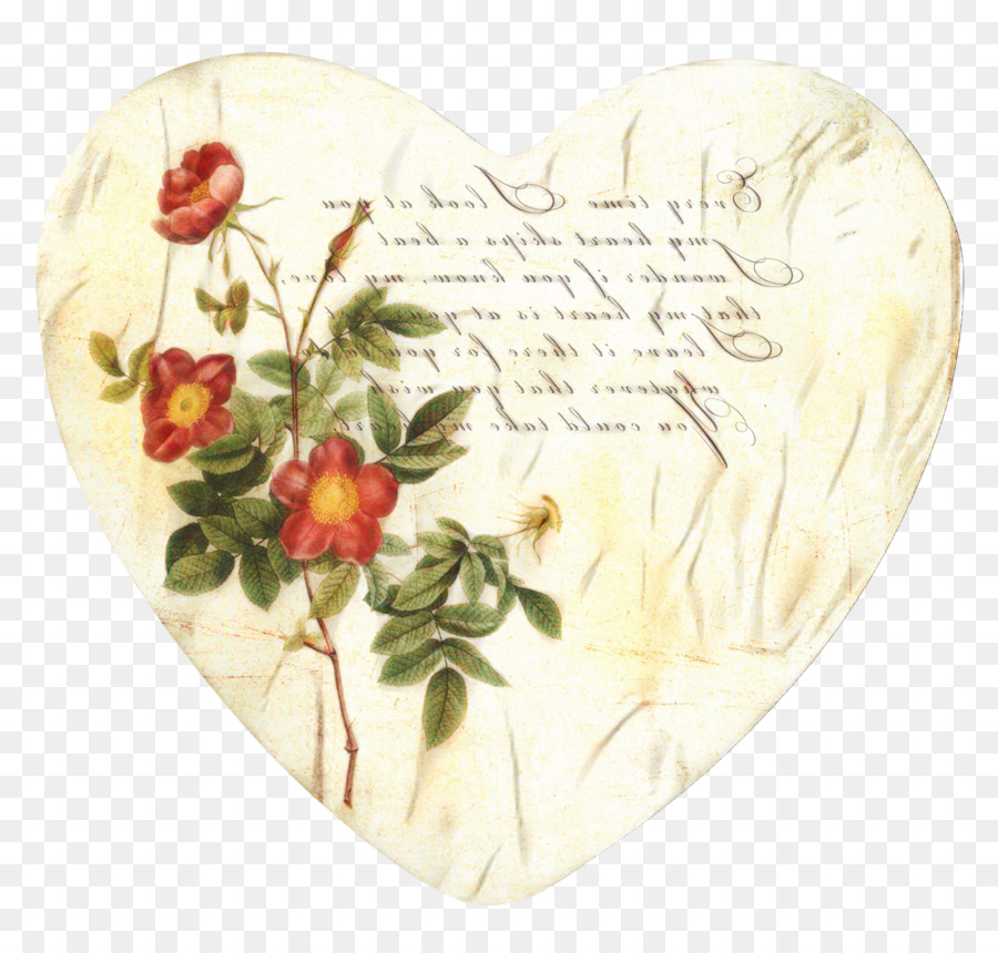 Rosen-Blumenmuster Schnittblumen Herz - 