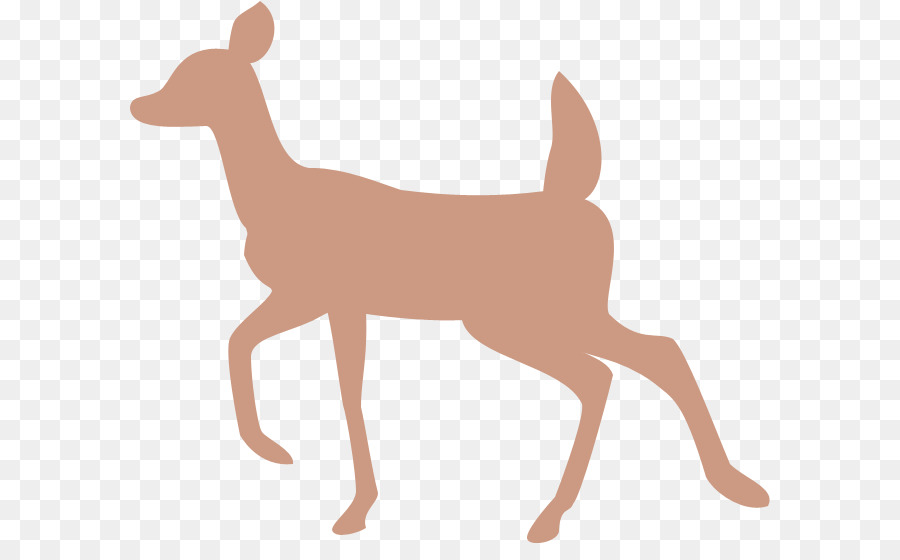 Deer Portable Network Graphics Clip art Silhouette Trasparenza - download di fawn silhouette png